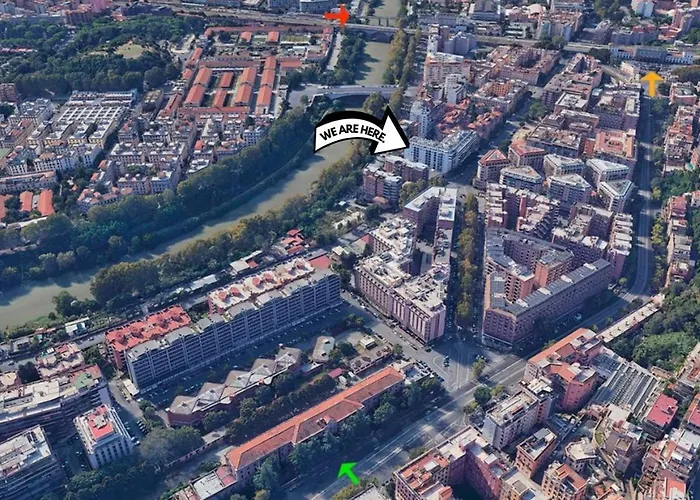 Trastevere-colosseo, Elegant Wi-fi & A-c Apartament Rzym